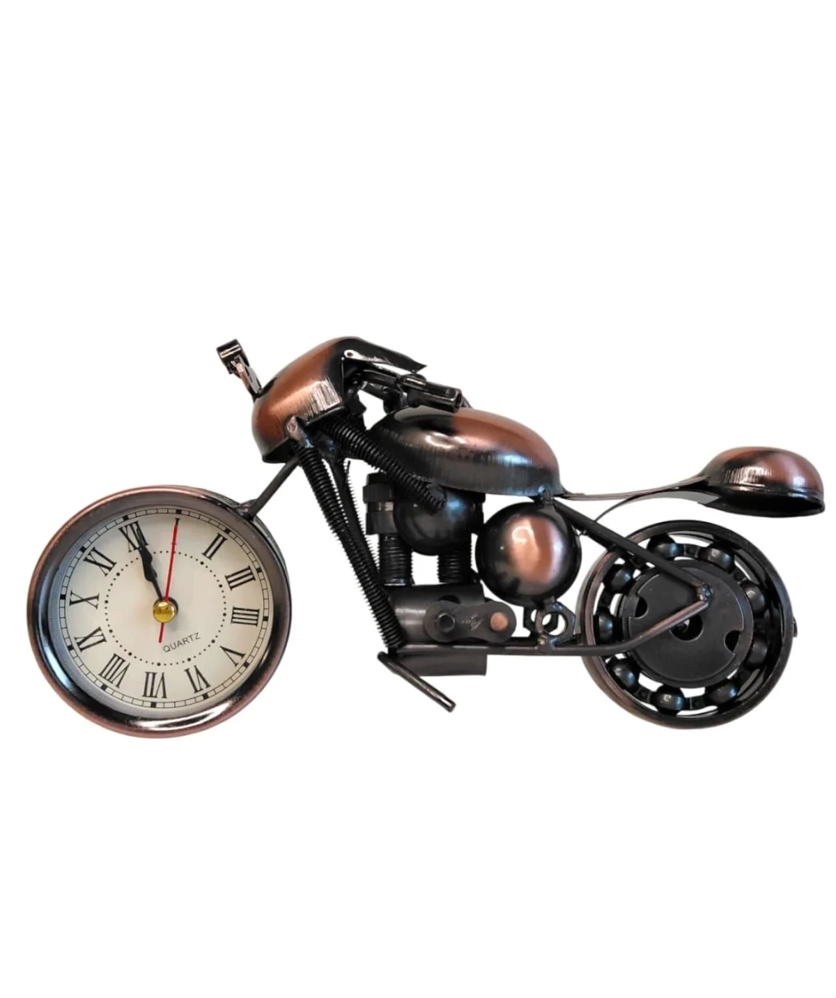 Metal Motosiklet Masa Saati