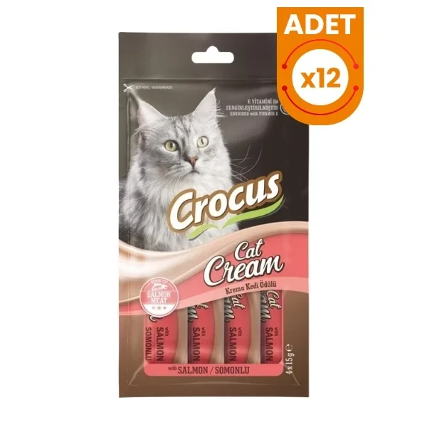 Crocus Somonlu Sıvı Kedi Ödül Maması
