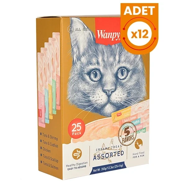 Wanpy Karışık Sıvı Kedi Ödül Maması